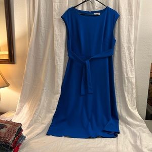 Calvin Klein dress, royal blue, size 14